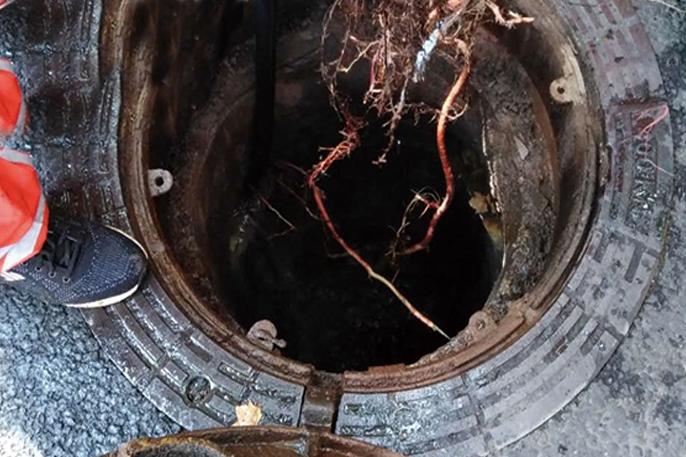 椰林镇管道预处理